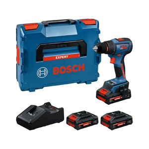 BOSCH EXPERT Akkus f&uacute;r&oacute;csavaroz&oacute; EXSR18V-90 (3 x 4,0 Ah EXPERT akku + t&ouml;ltő) L-BOXX-ban 36/65 Nm