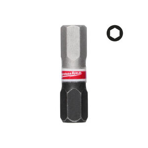 MILWAUKEE Bithegy HEX 6 x 25 mm Shockwave (3 db)