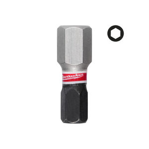 MILWAUKEE Bithegy HEX 8 x 25 mm Shockwave (3 db)
