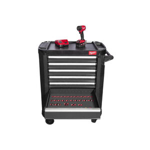 MILWAUKEE Szersz&aacute;mkocsi 246 r&eacute;szes 7 fi&oacute;kos 30"/78 cm grafitsz&uuml;rke