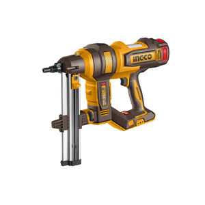 INGCO Akkus beton szögbelövő 40 mm szénkefe nélküli 20 V (2 x 4,0 Ah akku + töltő)