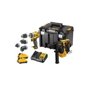 DEWALT Akkus erőcsomag 12 V (DCH072 + DCD703 + 2 x 3,0 Ah akku + t&ouml;ltő)