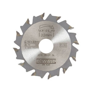 DEWALT Lapostiplimar&oacute;t &aacute;rcsa 102 x 3,9 x 22,0 mm / 12T