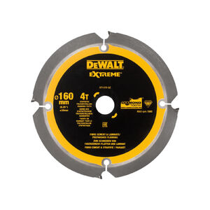 DEWALT EXTREME Fűr&eacute;szt&aacute;rcsa cementk&ouml;t&eacute;sű farostlemezhez 160 x 20 x 1,8 mm / 4T