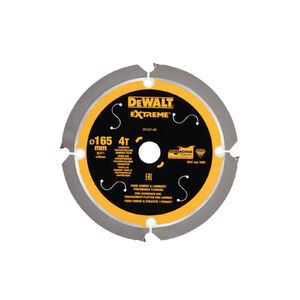 DEWALT EXTREME Fűr&eacute;szt&aacute;rcsa cementk&ouml;t&eacute;sű farostlemezhez 165 x 20 x 1,8 mm / 4T