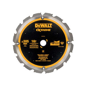 DEWALT EXTREME Fűr&eacute;szt&aacute;rcsa cementk&ouml;t&eacute;sű farostlemezhez 305 x 30 x 2,4 mm / 16T