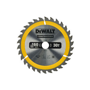 DEWALT CONSTRUCTION Fűr&eacute;szt&aacute;rcsa szeges f&aacute;hoz 160 x 20 x 2,4 mm / 30T