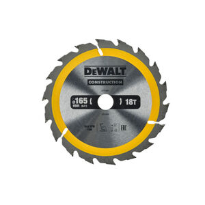 DEWALT CONSTRUCTION Fűr&eacute;szt&aacute;rcsa szeges f&aacute;hoz 165 x 20 x 2,4 mm / 18T