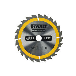 DEWALT CONSTRUCTION Fűr&eacute;szt&aacute;rcsa szeges f&aacute;hoz 165 x 20 x 1,8 mm / 24T