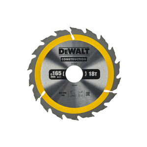 DEWALT CONSTRUCTION Fűr&eacute;szt&aacute;rcsa szeges f&aacute;hoz 165 x 30 x 2,4 mm / 18T