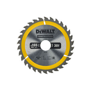 DEWALT CONSTRUCTION Fűr&eacute;szt&aacute;rcsa szeges f&aacute;hoz 165 x 30 x 2,4 mm / 30T