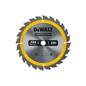 DEWALT CONSTRUCTION Fűr&eacute;szt&aacute;rcsa szeges f&aacute;hoz 184 x 16 x 1,8 mm / 24T