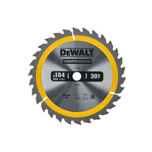 DEWALT CONSTRUCTION Fűr&eacute;szt&aacute;rcsa szeges f&aacute;hoz 184 x 16 x 2,6 mm / 30T