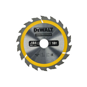 DEWALT CONSTRUCTION Fűr&eacute;szt&aacute;rcsa szeges f&aacute;hoz 184 x 30 x 2,6 mm / 18T