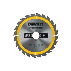 DEWALT CONSTRUCTION Fűr&eacute;szt&aacute;rcsa szeges f&aacute;hoz 190 x 30 x 2,6 mm / 24T