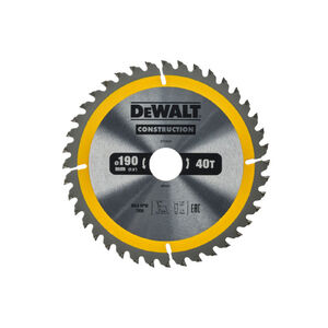 DEWALT CONSTRUCTION Fűr&eacute;szt&aacute;rcsa szeges f&aacute;hoz 190 x 30 x 2,6 mm / 40T