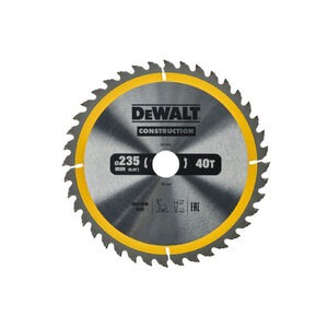 DEWALT CONSTRUCTION Fűr&eacute;szt&aacute;rcsa szeges f&aacute;hoz 235 x 30 x 2,6 mm / 40T