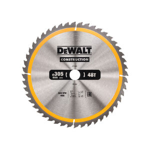 DEWALT CONSTRUCTION Fűr&eacute;szt&aacute;rcsa szeges f&aacute;hoz 305 x 30 x 3,0 mm / 48T