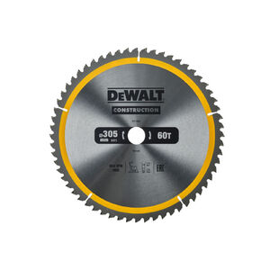 DEWALT CONSTRUCTION Fűr&eacute;szt&aacute;rcsa szeges f&aacute;hoz 305 x 30 x 3,0 mm / 60T