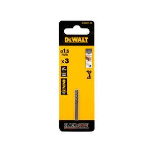 DEWALT BLACK &amp; GOLD Csigaf&uacute;r&oacute; 1,5 x 40/18 mm HSS (3 db)