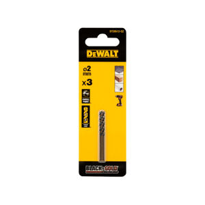 DEWALT BLACK &amp; GOLD Csigaf&uacute;r&oacute; 2,0 x 49/24 mm HSS (3 db)