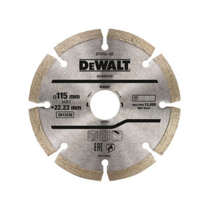 DEWALT Gy&eacute;m&aacute;nt v&aacute;g&oacute;korong univerz&aacute;lis 115 x 2,1 x 7,0 x 22,2 mm szegment&aacute;lt