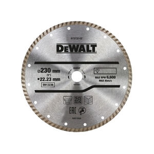 DEWALT Gy&eacute;m&aacute;nt v&aacute;g&oacute;korong univerz&aacute;lis 230 x 2,4 x 7,0 x 22,2 mm turbo