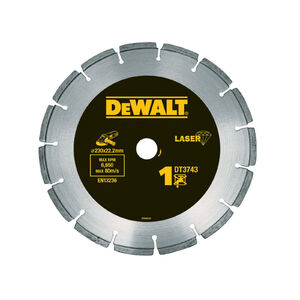 DEWALT Gy&eacute;m&aacute;nt v&aacute;g&oacute;korong betonhoz 230 x 2,4 x 8,5 x 22,2 mm szegment&aacute;lt