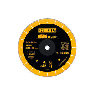 DEWALT Gy&eacute;m&aacute;nt v&aacute;g&oacute;korong f&eacute;mhez 355 x 1,6 x 3,0 x 25,4 mm szegment&aacute;lt