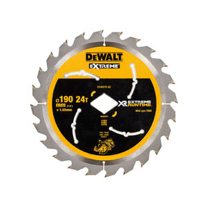 DEWALT EXTREME XR Fűr&eacute;szt&aacute;rcsa f&aacute;hoz 190 x 1,55 mm / 24T DCS577 k&ouml;rfűr&eacute;szhez