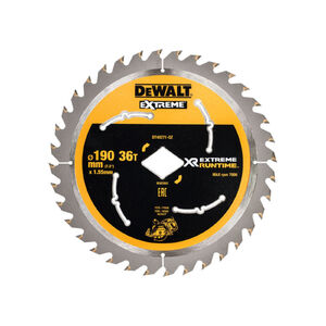 DEWALT EXTREME XR Fűr&eacute;szt&aacute;rcsa f&aacute;hoz 190 x 1,55 mm / 36T DCS577 k&ouml;rfűr&eacute;szhez