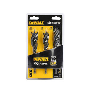 DEWALT EXTREME Faf&uacute;r&oacute; k&eacute;szlet 3 r&eacute;szes 152 mm (16-20-25 mm) 3 &eacute;lű