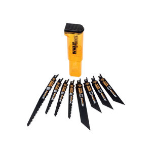 DEWALT Szablyafűr&eacute;szlap k&eacute;szlet 8 r&eacute;szes (f&eacute;m, fa)