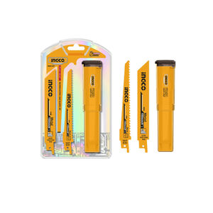 INGCO Szablyafűr&eacute;szlap k&eacute;szlet tubusos tart&oacute;ban (10 db)