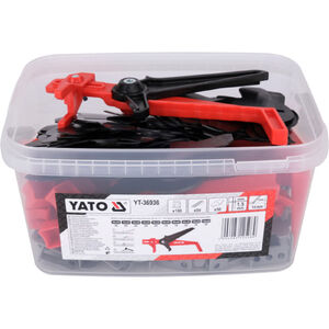 YATO Burkolatszintező rendszer 1,5 mm 100 + 50 + 50 YATO Burkolatszintező rendszer 1,5 mm 100 + 50 + 50