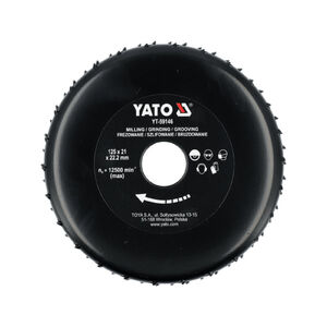 YATO Ráspoly tárcsa 125 x 22,2 mm