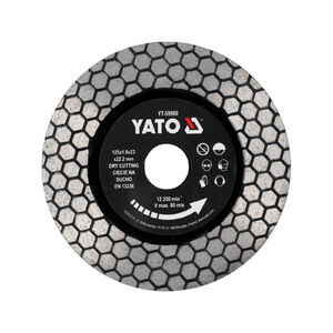 YATO Gránitcsiszoló korong 125 x 22,2 mm