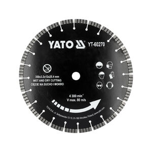 YATO Gyémánt vágókorong 350 x 25,4 mm