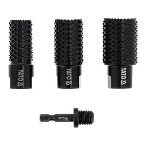 YATO Ráspoly csiszolófej sarokcsiszolóhoz adapterrel