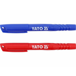 YATO Jel&ouml;lő filc 2 db piros - k&eacute;k