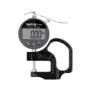 YATO Vastags&aacute;gm&eacute;rő digit&aacute;lis 12,7 mm / 0,01 mm
