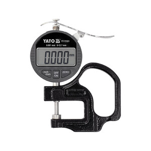 YATO Vastags&aacute;gm&eacute;rő digit&aacute;lis 12,7 mm / 0,001 mm
