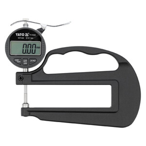 YATO Digit&aacute;lis vastags&aacute;gm&eacute;rő 0 - 12,7 mm / 0,001 mm