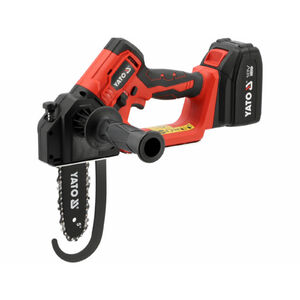 YATO &Aacute;cs l&aacute;ncfűr&eacute;sz sz&eacute;nkefe n&eacute;lk&uuml;li 127 mm 5" 18 V ( 4 Ah akkuval + t&ouml;ltővel )